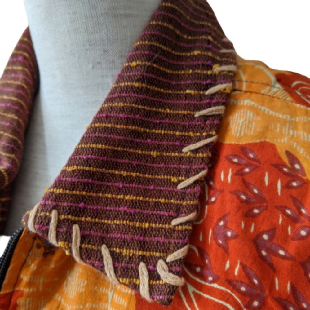 Sharon Anthony Patchwork Jacket Women's Size Large - image 3